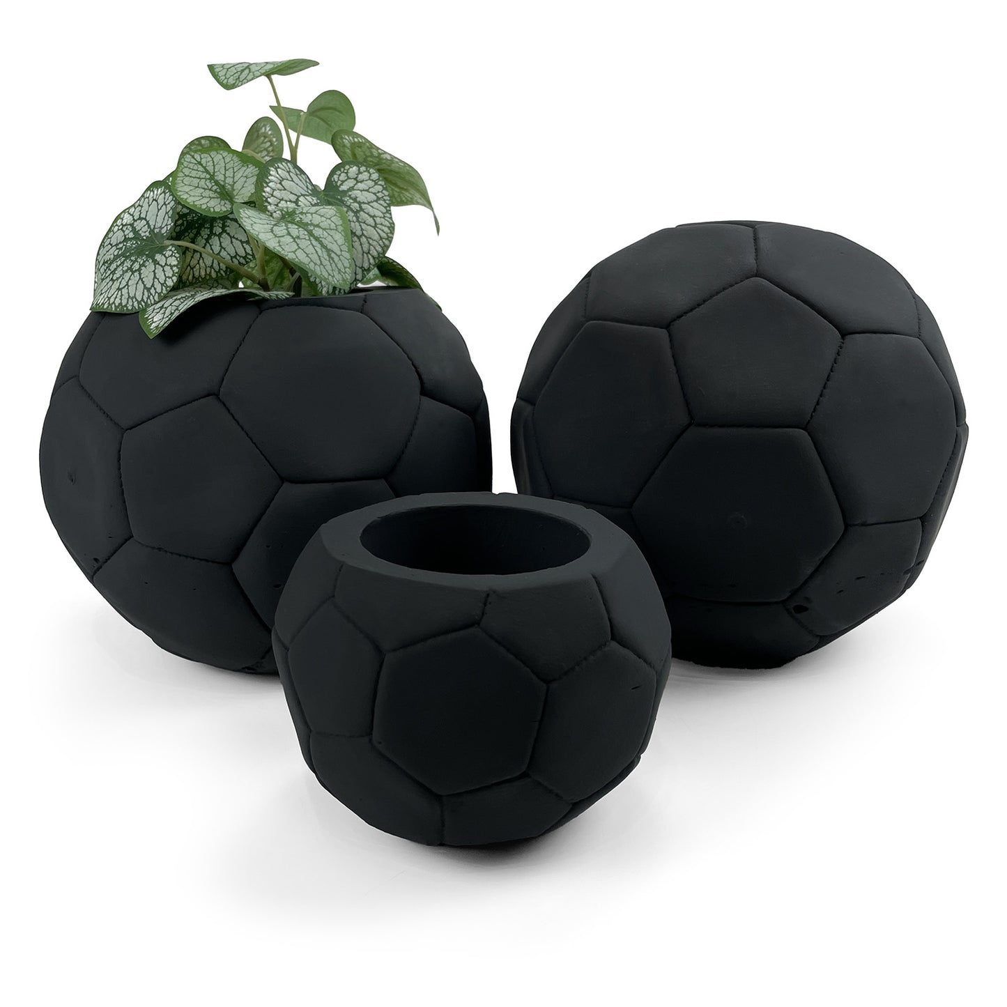 BETON FUSSBALL SCHWARZ