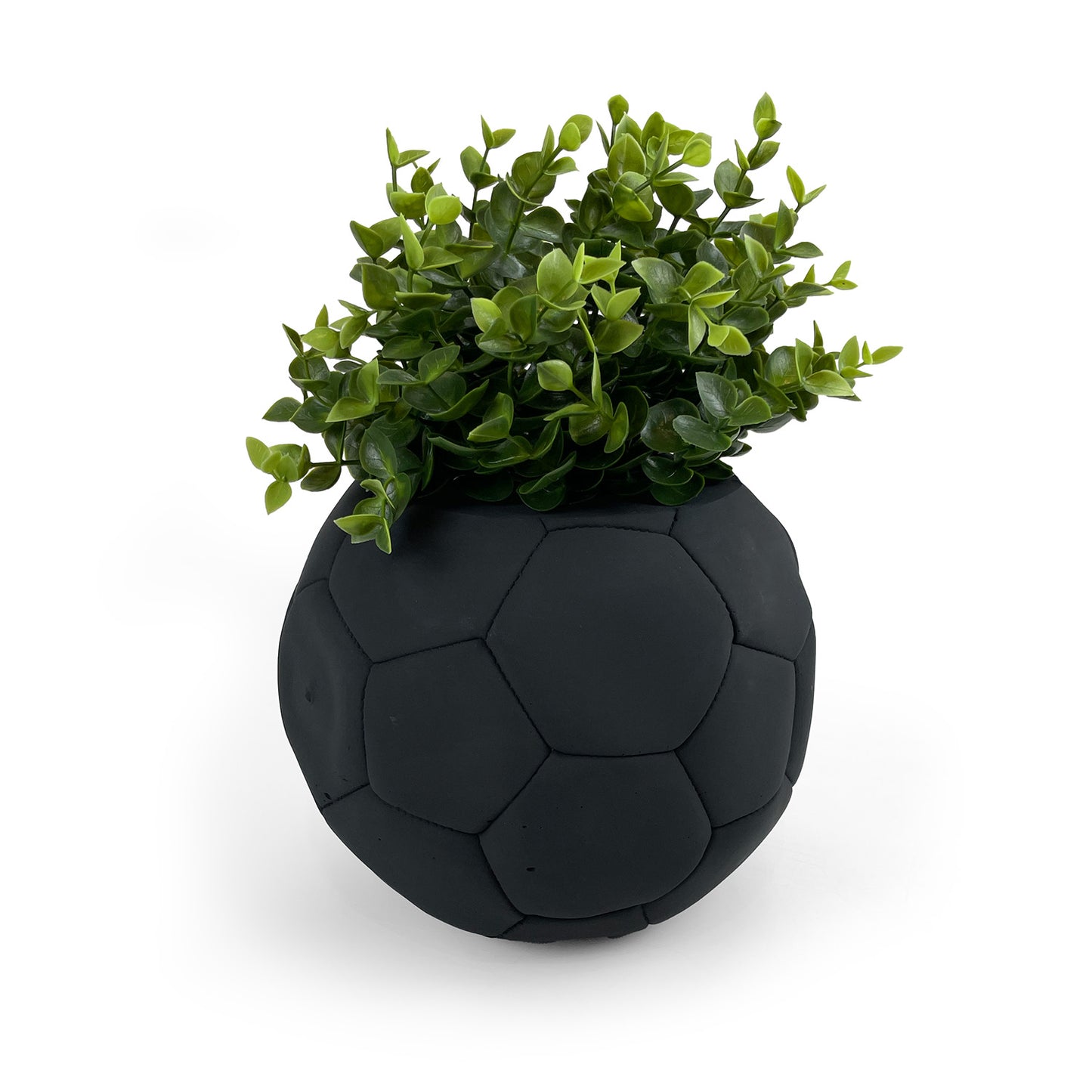 FOOTBALL PLANT POT BLACK