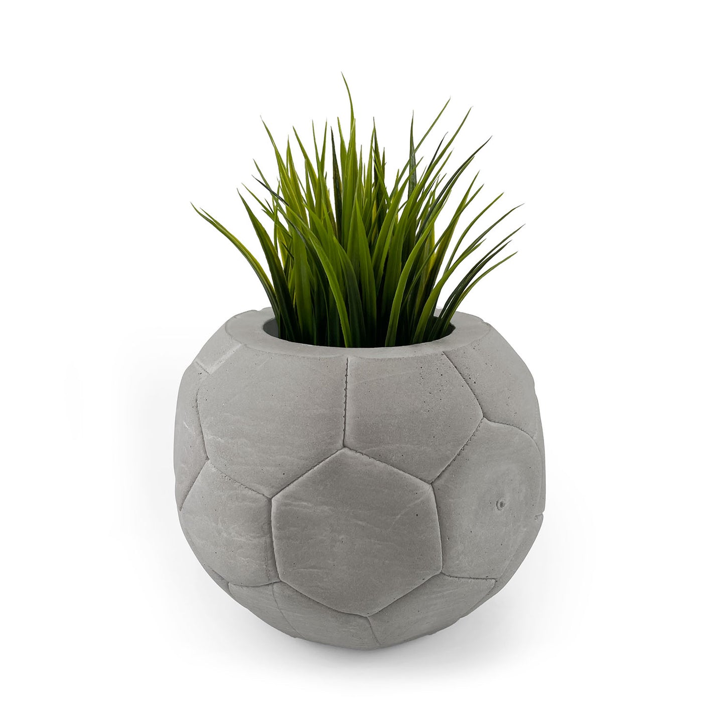 FOOTBALL PLANT POT GREY
