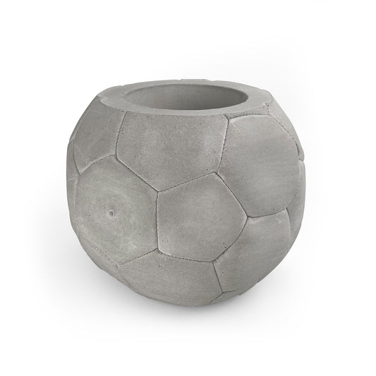 FOOTBALL PLANT POT GREY