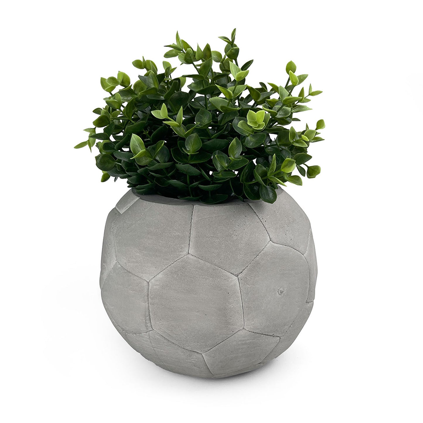 FOOTBALL PLANT POT GREY
