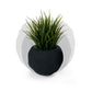 FOOTBALL PLANT POT BLACK