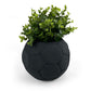 FOOTBALL PLANT POT BLACK
